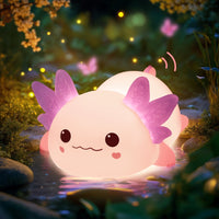 Axolotl with White Noise