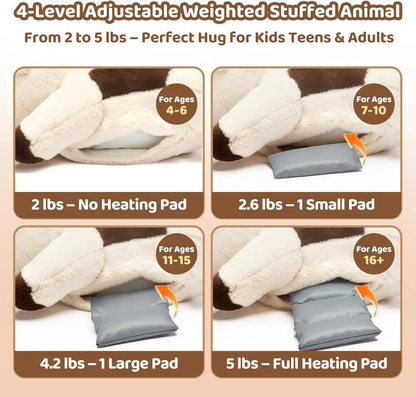 MeWaii® Pasture Cow Weighted Stuffed Animal
