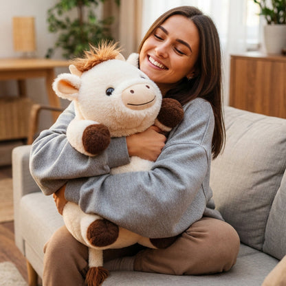 MeWaii® Pasture Cow Weighted Stuffed Animal